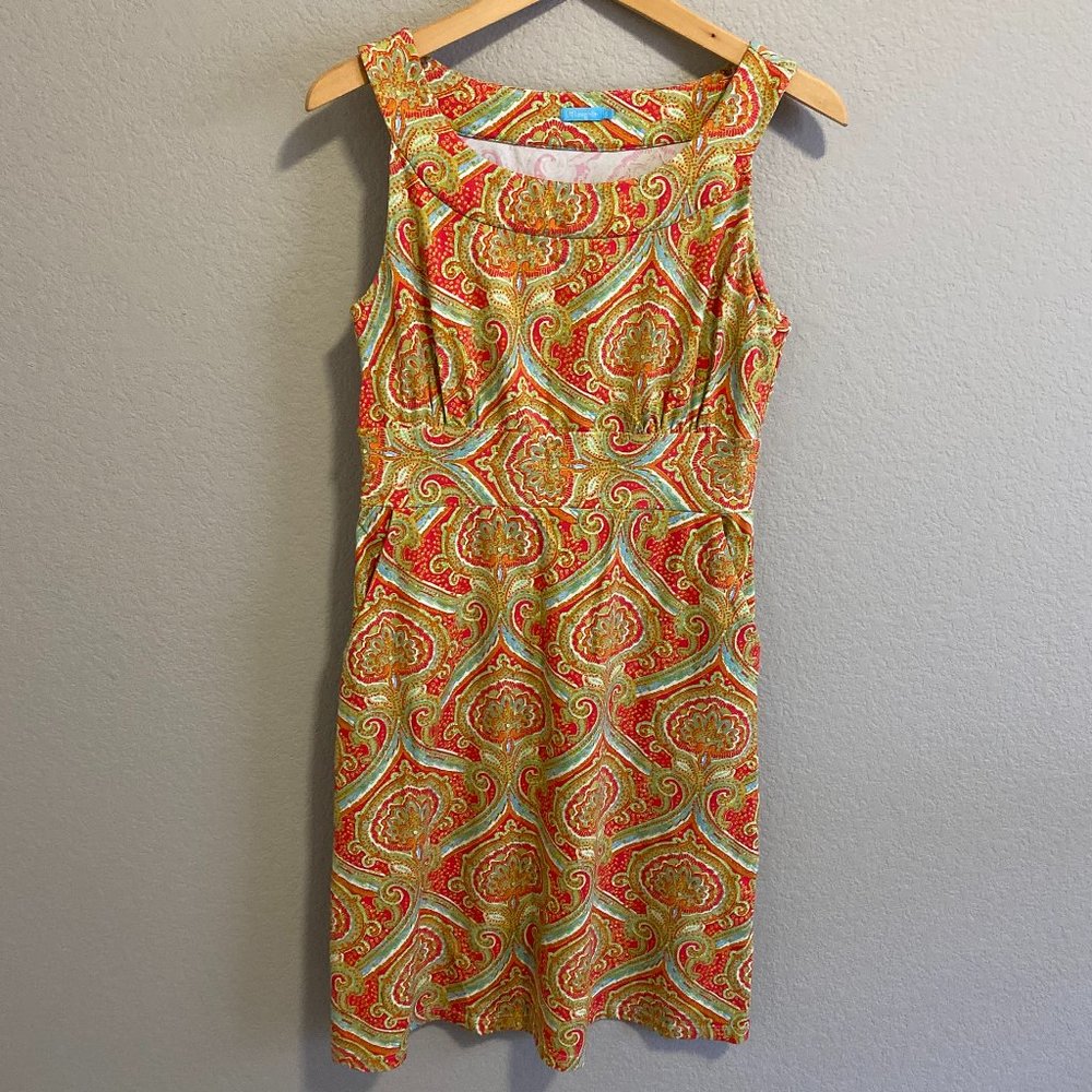 J MCLAUGHLIN stretchy summer dress with pockets | Small